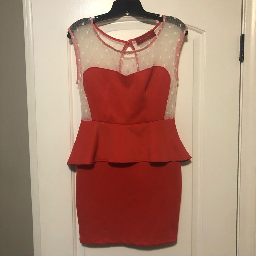 Akira Peplum Mini Dress - M
